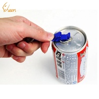 Cadeaux promotionnels créatifs faits à la main écologiques personnalisés, mini décapsuleur de bouteille en alliage d'aluminium, porte-clés, code QR laser UV