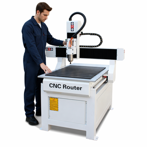 Mesin Router CNC 6090 Spindle 3.2KW Area Kerja 600x900mm untuk Ukiran Kayu Akrilik Aluminium Logam Papan Reklame - Product Image 1