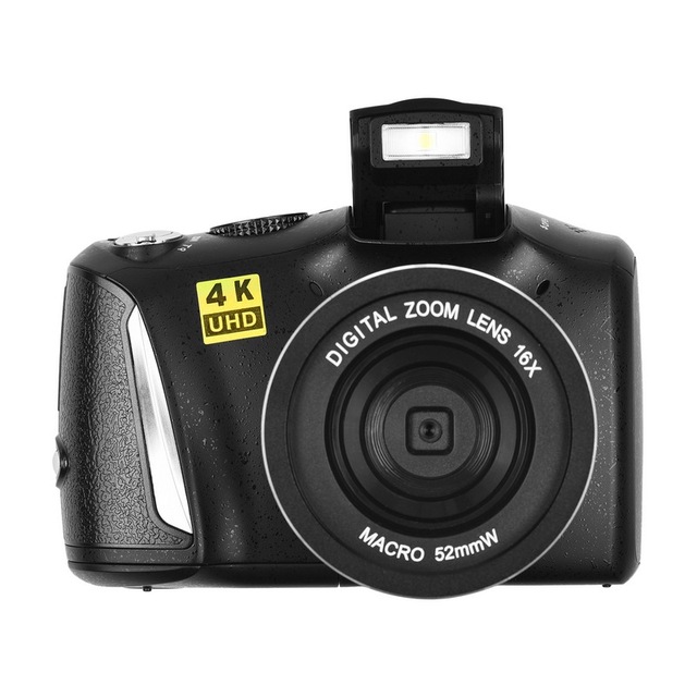 4K 60FPS 48MP High Resolution Digital Camera Multifunctional Portable 16X Digital Zoom Video Camcorder with 3.2 Inch IPS Screen