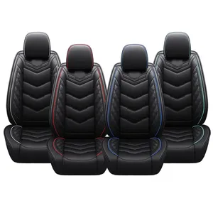 Funda Universal para Asiento de Coche de Cuero PU, Impermeable y Transpirable, Protector de Asientos para la Mayoría de los Coches, Interiores de Coche de Lujo de Alta Gama - Product Image 3