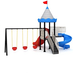 Toboggan en plastique pour enfants <span class=keywords><strong>ALICE</strong></span> pour les jardins d'enfants et les terrains de jeux - Utilisation éducative, grande capacité - Product Image 1