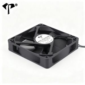 พัดลมระบายความร้อนแบบลูกปืน 12025 AC 110-220V EC ขนาด 120*120*25 มม. รูปทรงสี่เหลี่ยม ความเร็วสูง 68.6-100.2CFM เสียงเบา 28-38 เดซิเบล - Product Image 3