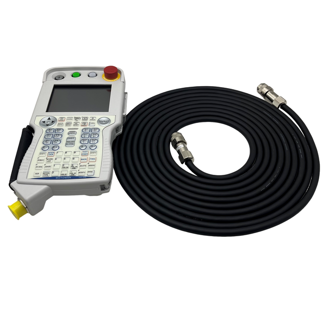 Refurbished Teach Pendant+8M New Cable for Yaskawa JZRCR-YPP01-1 DX100 Robot FlexPendant+CBL-YRC061-1 Connector Wiring Line Plug