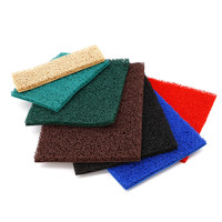Tapis réversible en PVC effet soie, qualité A/B, avec plusieurs options de support pour l'entrée des hôtels