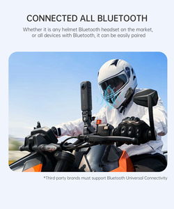 Reedconn fx בתוספת intercomunicador האלחוטי במפעל לאופנוע Bluetooth עמיד למים אינטרקום אופנוע - Product Image 6