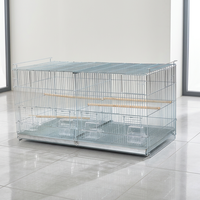 Cage à oiseaux pour perroquets, de qualité supérieure, écologique, solide, avec cloison amovible, pliable, facile à assembler, vente en gros d'usine