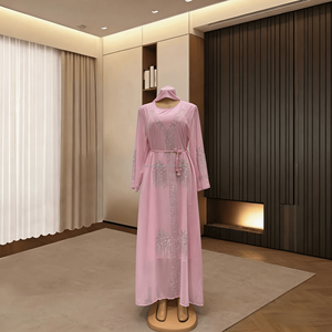 Robes musulmanes pour femmes en gros à bas prix, vêtements islamiques en tissu doux, coupe confortable pour <span class=keywords><strong>la</strong></span> <span class=keywords><strong>prière</strong></span> et le quotidien - Product Image 3