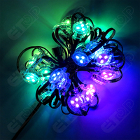 ETOP Lumières de Noël permanentes 30mm LED Pixel Puck Light Outdoor Waterproof Pixel Led Point Light Source