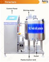 Pasteurisateur 50L 100L 150L pour œufs, miel, jus de fruits – Machine de pasteurisation du lait à petite échelle