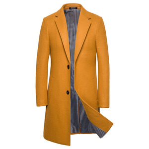 Autunno e inverno nuovo cappotto di lana da <span class=keywords><strong>uomo</strong></span> di vendita caldo lungo <span class=keywords><strong>Trench</strong></span> maschile all'ingrosso - Product Image 1
