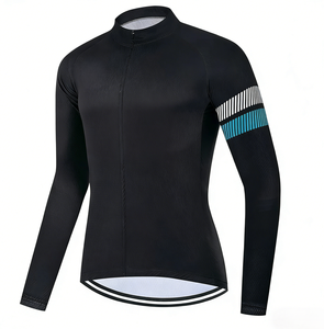 Direct Sale Breathable Quick Drying Custom Sublimation Printed Cycling Jersey Top Long Sleeve Team Events Road Race Bike Jerseys - Product Image 2