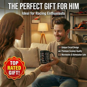 Taza de Cerámica Negra con Mapas de Circuitos de Fórmula 1 2026, Calendario del Gran Premio, con Fechas, Regalo Perfecto para Fanáticos de F1 - Product Image 4