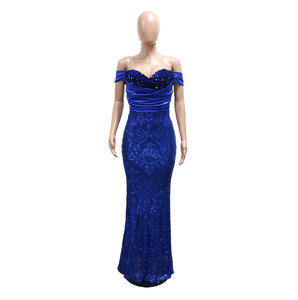 Gaun Malam Formal Elegan T2069, Gaun Pesta, Gaun Maxi Berpayet untuk Wanita - Product Image 6