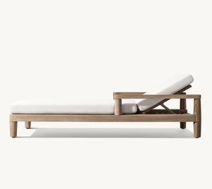 <span class=keywords><strong>MIRAMAR</strong></span>-Tumbona de <span class=keywords><strong>playa</strong></span> de alta calidad, tumbona de teca maciza para jardín, silla de ocio de madera, tumbona junto a la piscina - Product Image 2