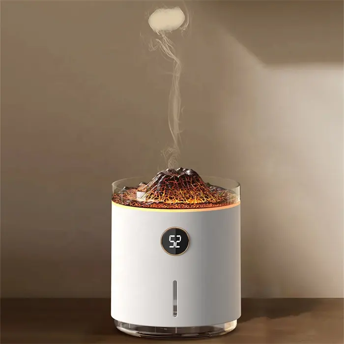 250ml Mini umidificatore ad ultrasuoni luce romantica diffusore Usb purificatore per auto Aroma anione Mist Maker con lampada a Led