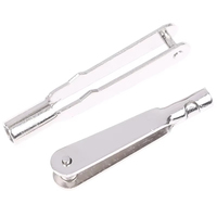 Kit d'accessoires en alliage de métal M2/M3 pour avion RC, voiture, modèle d'avion, comprenant un connecteur à fourche, une tige de traction, une pince, une vis