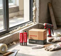Mousse polyuréthane expansive haute performance PUG850, mousse PU pour pistolet, pour le blocage des trous dans les murs et la calfeutrage des câbles dans la construction