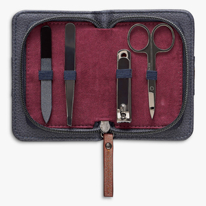 Professional 8-Piece Nail Care <b>Scissors</b> Clipper Manicure Pedicure Grooming Kit High Quality Leather Case Stainless Steel 2026 - Product Image 3