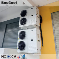 Unités de condensation de réfrigération à compresseur scroll à économie d'énergie d'usine, équipement en boîte, type L, unité de refroidissement à air moyenne et basse