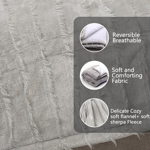 Nóng Chăn Điện Ném Mềm Flannel + Mềm Sherpa Sưởi Ấm Nhanh Chăn Với 10 Mức Nhiệt - Product Image 4
