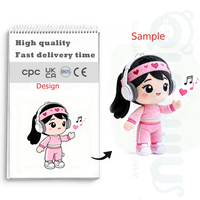 Boneka Hewan Isi Dakron CE ASTM OEM ODM, Buat Boneka Plushie Sendiri, Boneka Kpop Custom, Hadiah Valentine, Boneka Plush Custom
