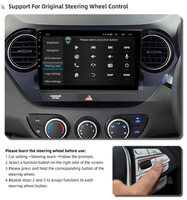 Radio de Coche de 9" para Hyundai Grand I10 RHD 2014 2015 2016 2017 con Wifi Reproductor de Video Multimedia GPS Unidad Principal Estéreo 2Din DVD