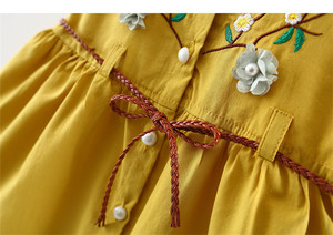Vestidos al por mayor con diseños de bordado a mano de patrones árabes para niñas en tienda de ropa online - Product Image 4