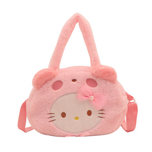 Groothandel Promotie Kawaii Anime Melody Pluche Handtas Grote Capaciteit Schoudertas voor Meisjes Kinderen - Product Image 6