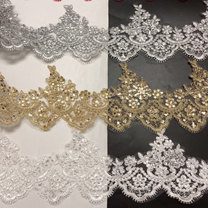 Đa Màu sắc hoa thêu dây lưới ren <span class=keywords><strong>TRIM</strong></span> với sequins lt2568b - Product Image 1