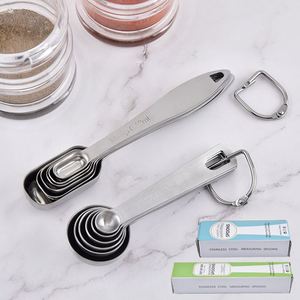 ชุดช้อนสแตนเลสและถ้วยตวงสำหรับทำอาหาร DIY และวัดปริมาณส่วนผสมของเหลว - Product Image 3
