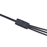 Câble répartiteur en Y DC 5,5x2,1 mm, 1 femelle vers 3 mâles, cordon d'alimentation pour lumières LED et petits équipements basse tension