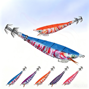 Esca Artificiale Luminosa Anti-rottura con Filo Avvolto <span class=keywords><strong>per</strong></span> Polpo, Seppia e Calamaro - Attrezzatura da Pesca in Acqua Salata - Product Image 1