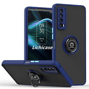 Lichicase chống sốc trở lại trường hợp đối với T-Mobile Boost celero 5g Frosted Matte vỏ điện thoại với vòng chủ - Product Image 5