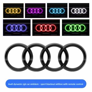 Pour <span class=keywords><strong>Audi</strong></span> 273 285, éclairage LED RGB dynamique pour <span class=keywords><strong>logo</strong></span> avant, lumières LED ambiantes automatiques arc-en-ciel - Product Image 4