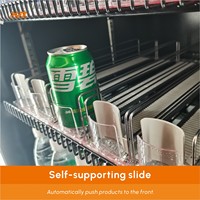 Refrigerador Electrónico Inteligente, Congelador de Bebidas y Snacks, Máquina Expendedora Inteligente para Exteriores con Pantalla Táctil y Gestión Basada en la Nube para Alimentos