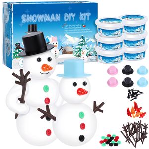Bricolage bricolage noël séchage à l'air pâte à modeler construction <span class=keywords><strong>bonhomme</strong></span> <span class=keywords><strong>de</strong></span> <span class=keywords><strong>neige</strong></span> décoration Kit pour fête <span class=keywords><strong>de</strong></span> vacances - Product Image 1