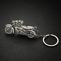 Porte-clés moto Harley en alliage de zinc, grand modèle coloré simulé, petit cadeau, vente chaude, porte-clés moto en métal