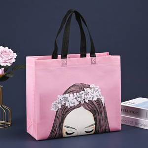 ถุงผ้าแคนวาสแบบโฮโลแกรมกันน้ำนำกลับมาใช้ใหม่โลโก้ออกแบบได้ตามต้องการ - Product Image 4