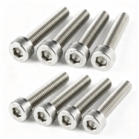 Vis à tête cylindrique à six pans creux en acier inoxydable 304 A2-70 résistant au sel pour projets de balustrades en verre