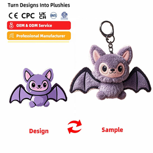 Peluches personnalisées pour Halloween, animaux en peluche sur mesure, porte-clés en peluche personnalisés - Product Image 3