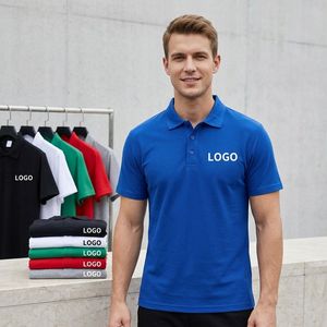 Custom Short Sleeve <b>Polo</b> <b>Shirts</b> Embroidery Heat Transfer Print Low MOQ Wholesale for Team Uniform Daily <b>Work</b> Wear - Product Image 1