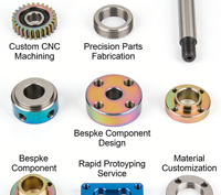 Piezas Mecanizadas CNC Personalizadas, Prototipos de Torneado y Fresado, Mecanizado de Precisión en Acero Inoxidable y Aluminio, Electroerosión por Hilo, Brochado