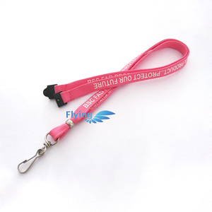 Lanières de cou en polyester imprimées numériques personnalisées crochet écran économique pas de commande minimale lanière porte-badge en PVC - Product Image 5