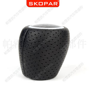 Pomo de palanca de cambios Skopar de 5 velocidades, de cuero, para Chevrolet Cruze 08-15, diseño ergonómico - Product Image 2