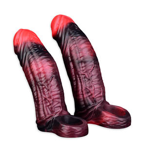 Fantasy Riesen-<span class=keywords><strong>Penis</strong></span> Ferngesteuerter Vibrierender <span class=keywords><strong>Penis</strong></span>-<span class=keywords><strong>Sleeve</strong></span> G-Punkt Männlicher <span class=keywords><strong>Penis</strong></span>-Verlängerer Power Passion Verzögerte Ejakulation Sexspielzeug - Product Image 6