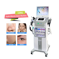 Appareil de microdermabrasion verticale, hydrodermabrasion, machine faciale à jet d'oxygène, dermabrasion au diamant, machine de peeling par jet