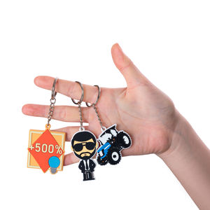 Gantungan Kunci Kreatif Desain Anjing 2D/3D PVC Karet Lunak Personalisasi Ramah Lingkungan Buat Logo Anda Sendiri Hadiah Promosi Kustom - Product Image 4