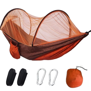 Taşınabilir Açık Salıncak Hamak Dayanıklı Eğlence Otomatik Sivrisinek geçirmez Çadır Hızlı açılan Dayanıklı Naylon Kamp Hamak - Product Image 5