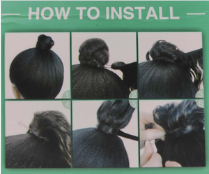 Extensions de cheveux synthétiques en queue de cheval EZ Bundle EZ-SEAWEED 36 pouces 100 grammes, mèches de cheveux brésiliens, cheveux ondulés - Product Image 6