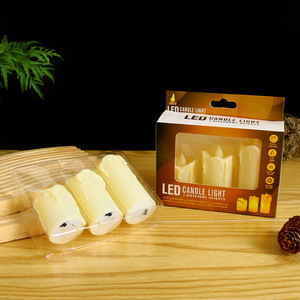 <span class=keywords><strong>Bougies</strong></span> de thé sans flamme à LED Lampes de thé électriques <span class=keywords><strong>Bougies</strong></span> de cire à LED pour la décoration intérieure de Noël - Product Image 3